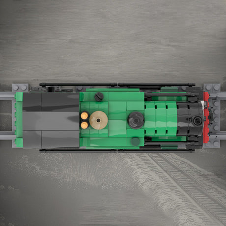 MOC - 234145 British GWR 1400 Class Steam Locomotive Building Blocks - LesDiy - 