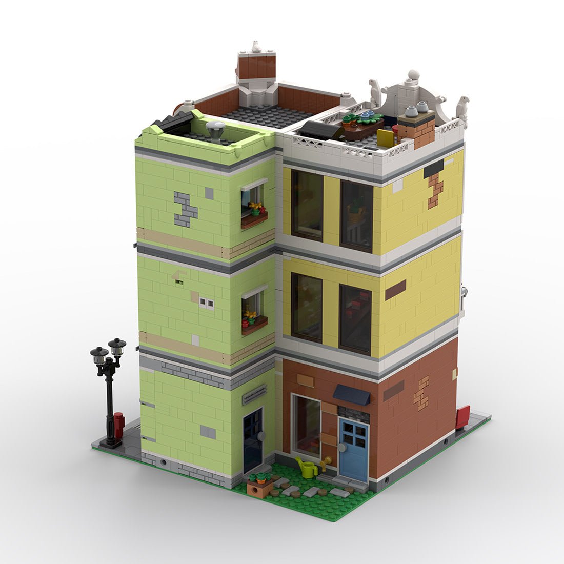 MOC - 234260 Post office on the corner Building Blocks - LesDiy - MOC
