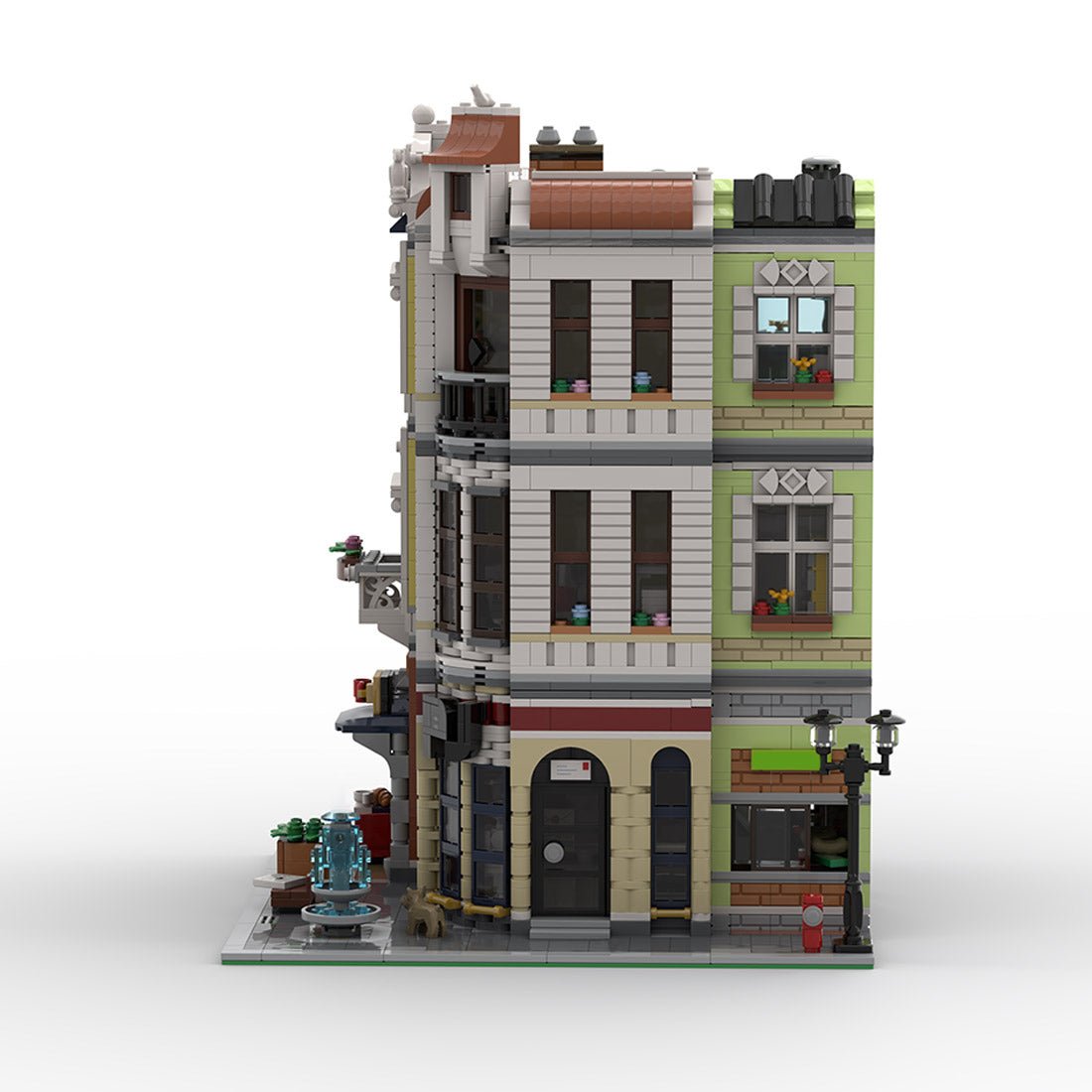 MOC - 234260 Post office on the corner Building Blocks - LesDiy - MOC
