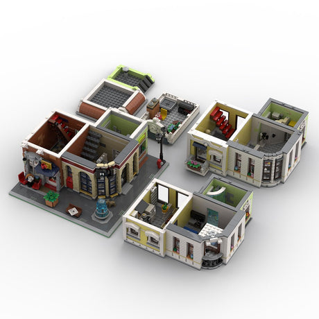 MOC - 234260 Post office on the corner Building Blocks - LesDiy - MOC