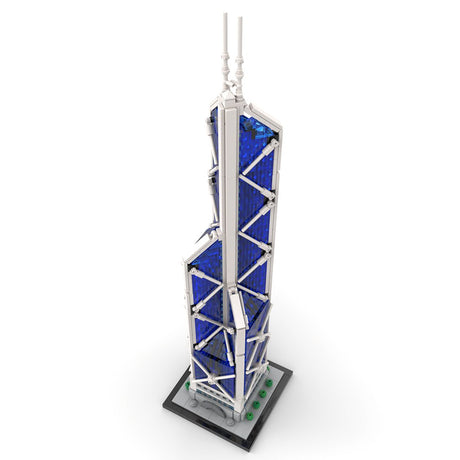 MOC - 234438 Bank of China Tower Hong Kong - 1/800 Scale Building Blocks - LesDiy - Building Blocks - 