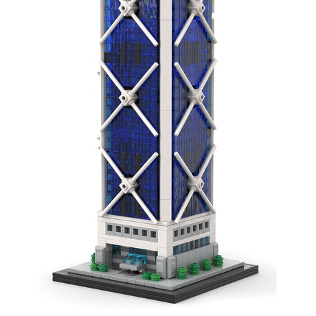 MOC - 234438 Bank of China Tower Hong Kong - 1/800 Scale Building Blocks - LesDiy - Building Blocks - 