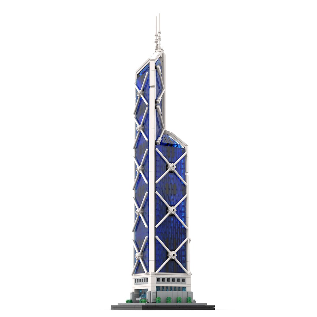 MOC - 234438 Bank of China Tower Hong Kong - 1/800 Scale Building Blocks - LesDiy - Building Blocks - 
