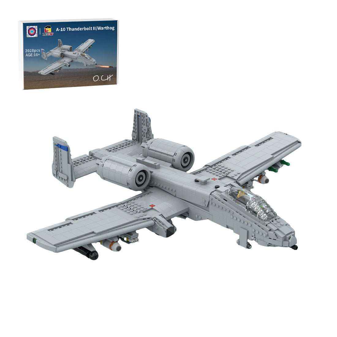 MOC-234812 A-10 Thunderbolt II/Warthog Building blocks | LesDiy