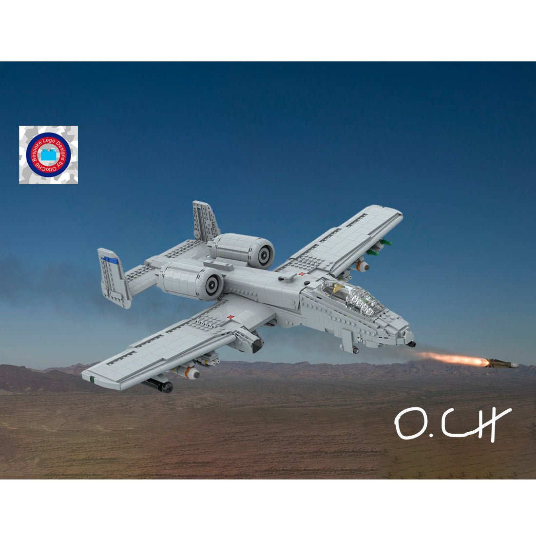 MOC - 234812 A - 10 Thunderbolt II/Warthog Building blocks - LesDiy - Building Blocks