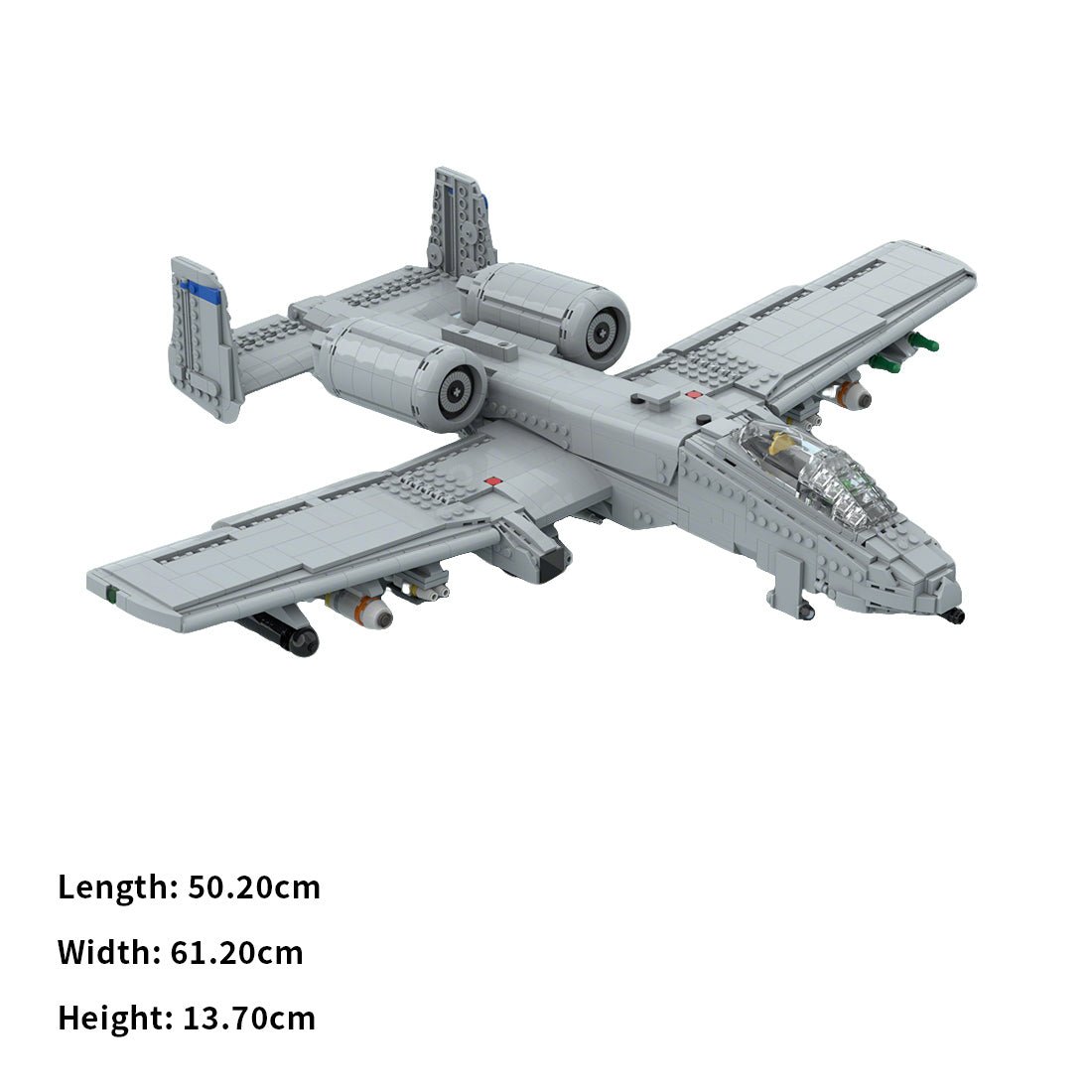 MOC - 234812 A - 10 Thunderbolt II/Warthog Building blocks - LesDiy - Building Blocks