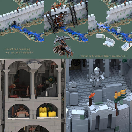 MOC - 234842 Helm's Deep - the ultimate MOD - SUPER SLIM Building Blocks - LesDiy - Building Blocks