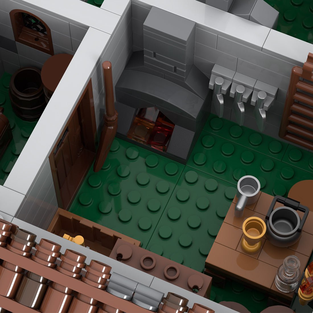 MOC-235461 Forestmen's castle Building Blocks | LesDiy