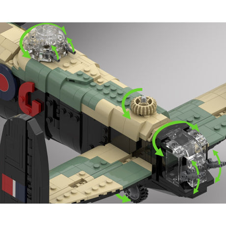 MOC - 235567 Avro Lancaster Building Blocks - LesDiy - Building Blocks