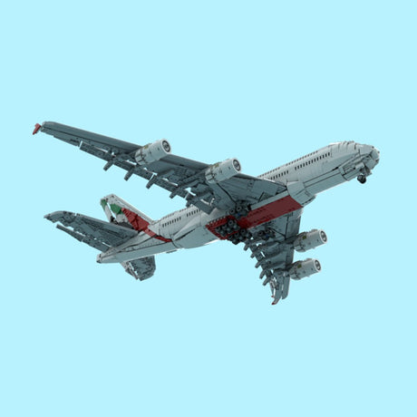 MOC - 235903 Emirates Airbus A380 Building Blocks - LesDiy - Building Blocks