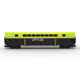 MOC-235961 City Airport Train (CAT) Double-Decker Passenger Train Building Blocks-LesDiy-Locomotive-