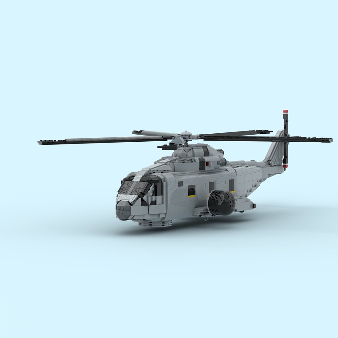 MOC - 236058 AgustaWestland AW - 101 Merlin Building Blocks - LesDiy - Building Blocks