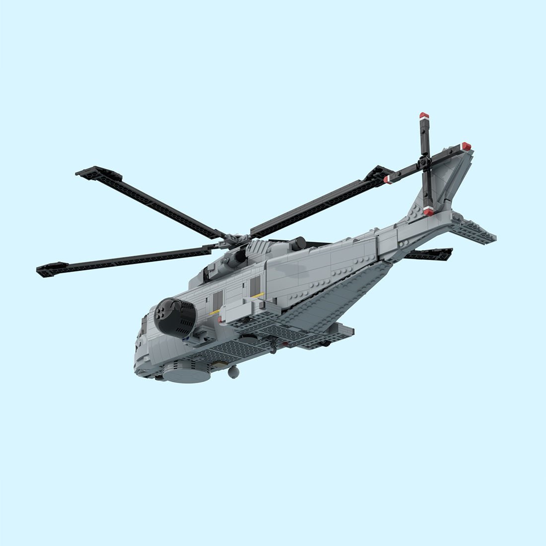 MOC - 236058 AgustaWestland AW - 101 Merlin Building Blocks - LesDiy - Building Blocks