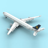MOC - 237688 Lufthansa Airbus A340 - 600 Building Blocks - LesDiy - Building Blocks