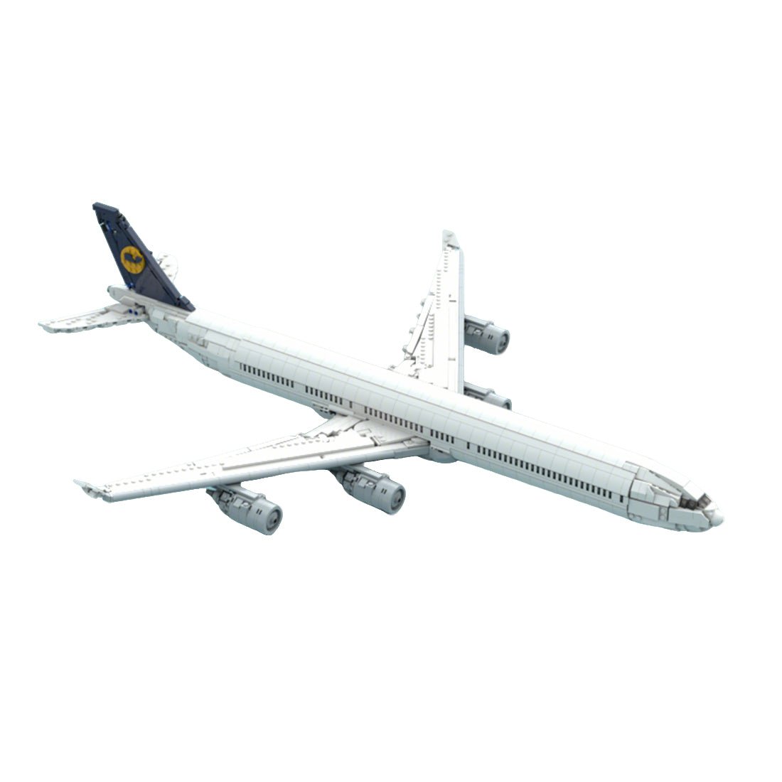MOC-237688 Lufthansa Airbus A340-600 Building Blocks | LesDiy