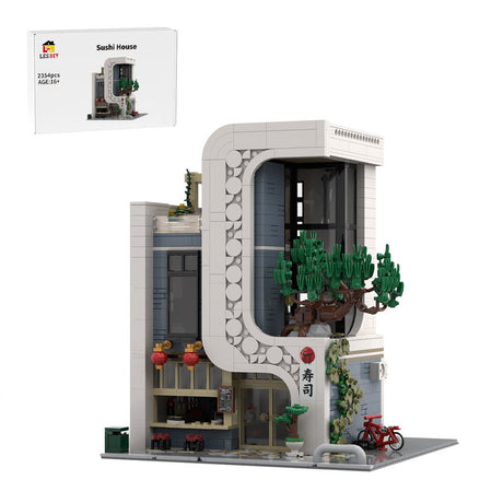 MOC - 237866 Japanese Sushi Restaurant Building Blocks - LesDiy - MOC - 