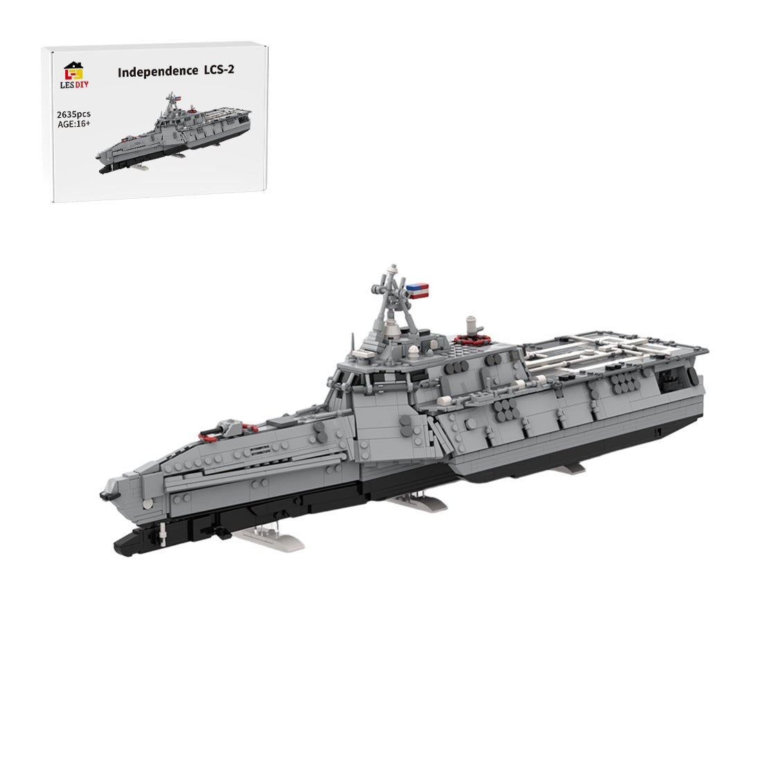 MOC - 238311 USS Independence (LCS - 2) Building Blocks - LesDiy - 