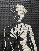 MOC - 238853 Lego art relief of a female horror character Building Blocks - LesDiy - 