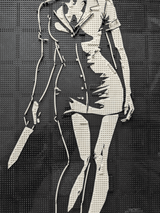 MOC - 238853 Lego art relief of a female horror character Building Blocks - LesDiy - 