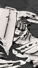 MOC - 238914 Lego art relief of a male horror character Building Blocks - LesDiy - 