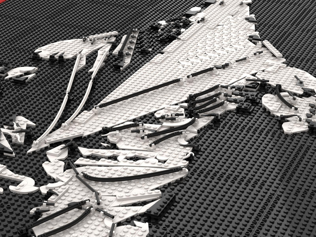 MOC - 238914 Lego art relief of a male horror character Building Blocks - LesDiy - 