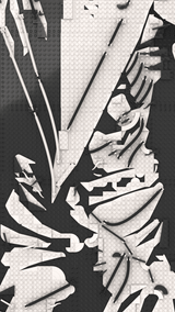 MOC - 238914 Lego art relief of a male horror character Building Blocks - LesDiy - 