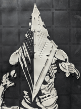 MOC - 238914 Lego art relief of a male horror character Building Blocks - LesDiy - 