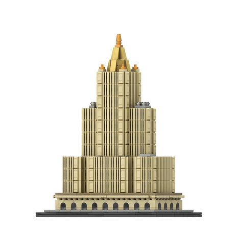 MOC - 239057 1:800 Scale New York Life Building Blocks - LesDiy - Building Blocks