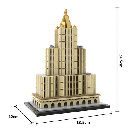 MOC - 239057 1:800 Scale New York Life Building Blocks - LesDiy - Building Blocks