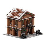 MOC-239081 Shoes Shop Winter Village Edition Building Blocks-LesDiy-MOC-