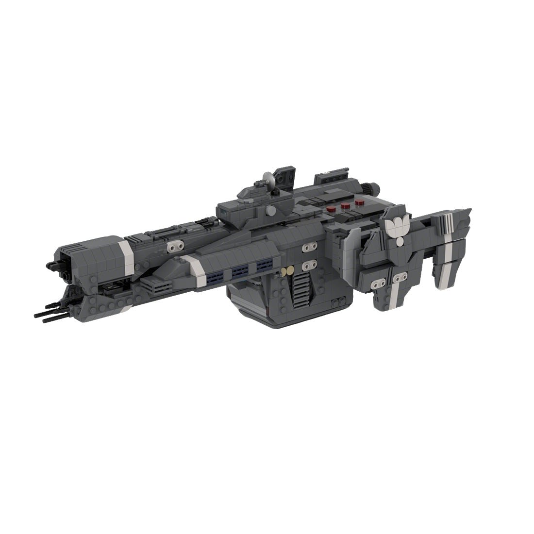 MOC - 239213 Charon - class light Frigate - UNSC Aegis Fate Building Blocks - LesDiy - building blocks