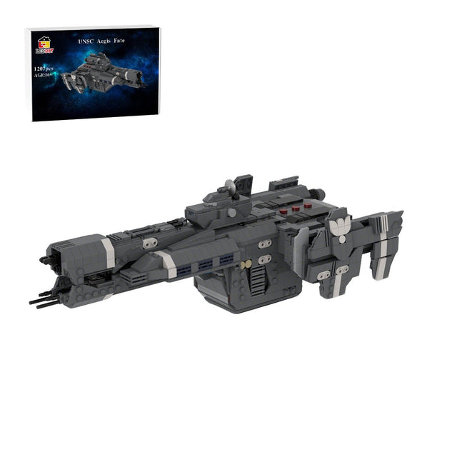MOC - 239213 Charon - class light Frigate - UNSC Aegis Fate Building Blocks - LesDiy - building blocks