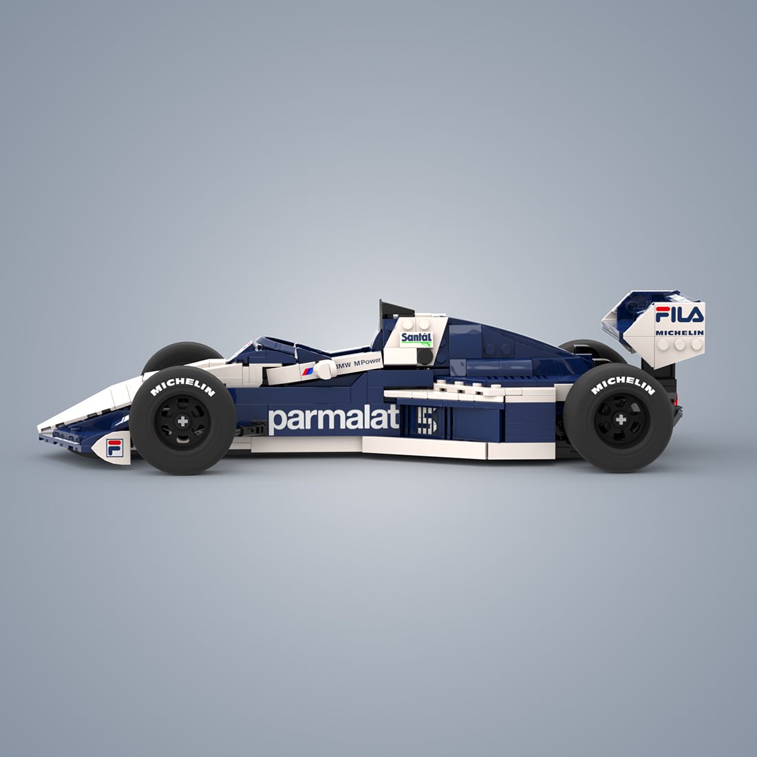 MOC - 239452 1/27 Scale Brabham BT52B - working I4 Building Blocks - LesDiy - 