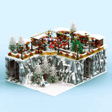 MOC-239640 Winter Village Christmas Market Building Blocks (Copy)-LesDiy - 