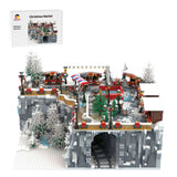 MOC-239640 Winter Village Christmas Market Building Blocks (Copy)-LesDiy - 
