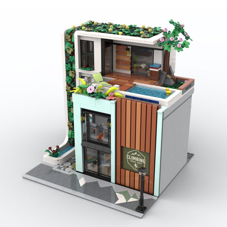 MOC - 239743 Modern Climbing Center Building Blocks - LesDiy - MOC - 