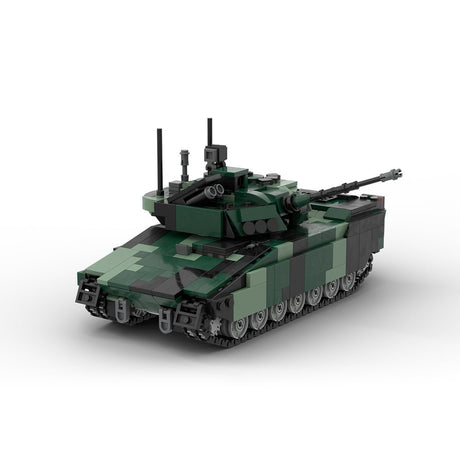 MOC - 240747 1/35 Scale Nordic Tracked Armored Vehicle Building Blocks - LesDiy - building blocks