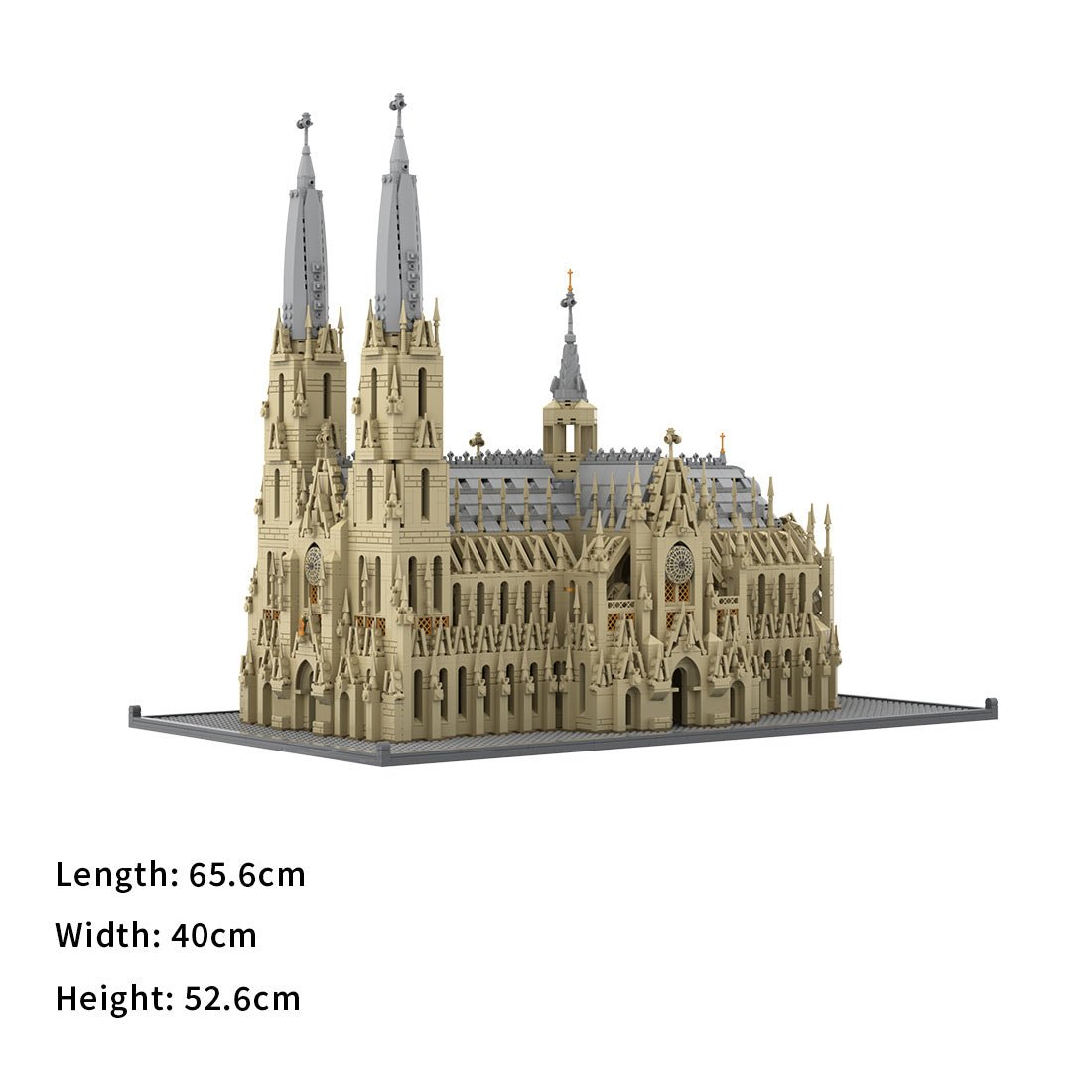 MOC - 241011 Gothic Cathedral Building Blocks - LesDiy - MOC