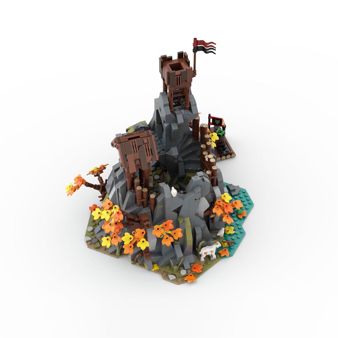 MOC-241073 The Stronghold of Bandit Gavas Building Blocks | LesDiy