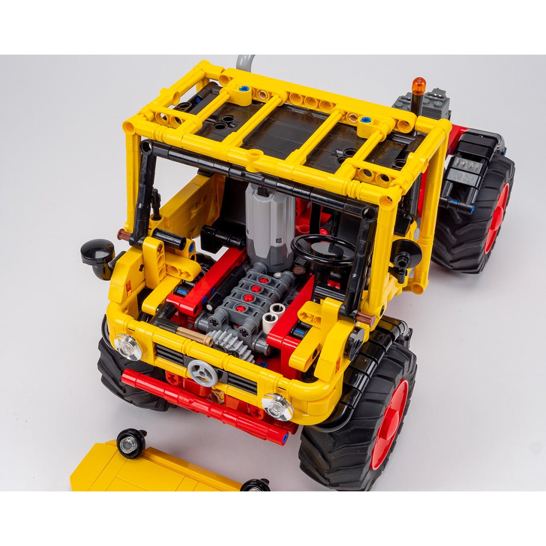 MOC-241304 Werner Uniknick 4WD Forestry Truck Building Blocks-LesDiy-MOC-