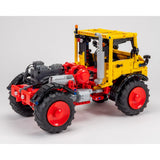 MOC-241304 Werner Uniknick 4WD Forestry Truck Building Blocks-LesDiy-MOC-