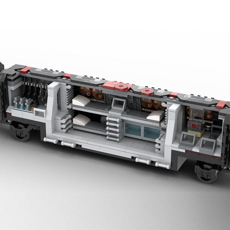 MOC - 241591 Bolt X 'Eras' Troop Transport / Recon Train Building Blocks - LesDiy - MOC