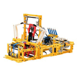 MOC-2416 Small Mechanical Weaving Loom Building Blocks-LesDiy-MOC-