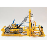 MOC-2416 Small Mechanical Weaving Loom Building Blocks-LesDiy-MOC-