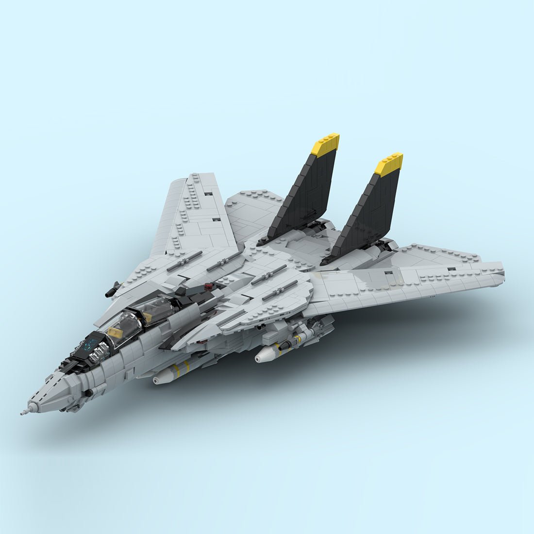 MOC - 241734 F - 14 Tomcat Building Blocks - LesDiy - Building Blocks