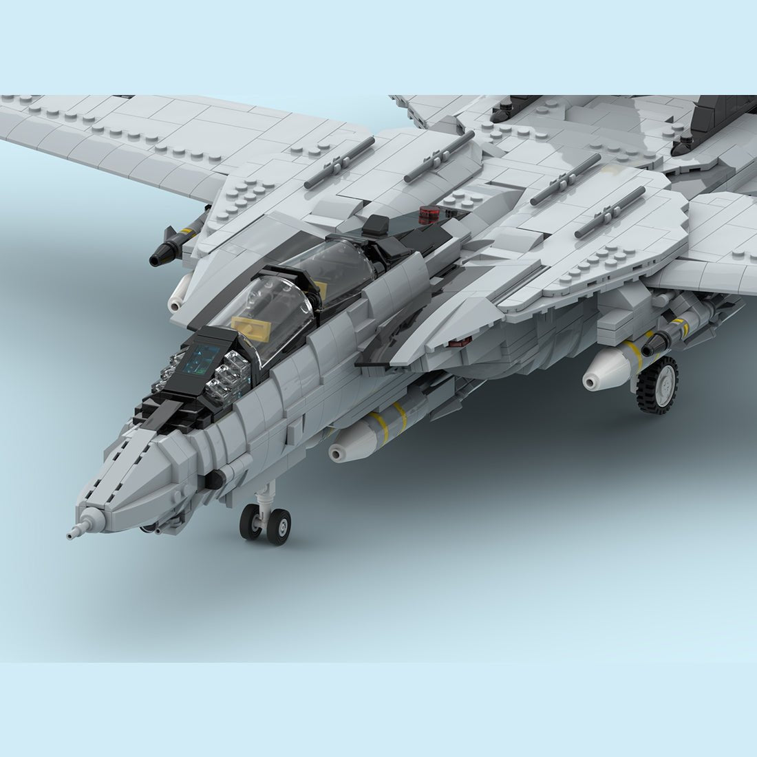 MOC-241734 F-14 Tomcat Building Blocks | LesDiy