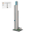 MOC - 241968 1:800 Scale Tower 1 at Nanjing Financial City Building Blocks - LesDiy - Building Blocks