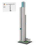 MOC - 241968 1:800 Scale Tower 1 at Nanjing Financial City Building Blocks - LesDiy - Building Blocks