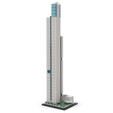 MOC - 241968 1:800 Scale Tower 1 at Nanjing Financial City Building Blocks - LesDiy - Building Blocks