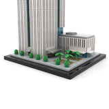 MOC - 241968 1:800 Scale Tower 1 at Nanjing Financial City Building Blocks - LesDiy - Building Blocks